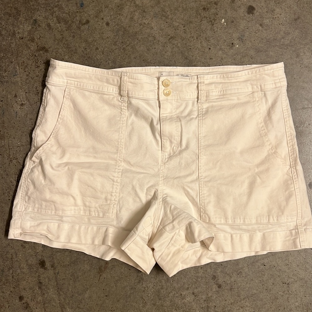Cream Shorts from Target, Size 18